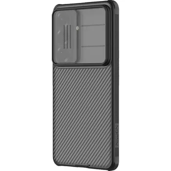 Pouzdro na mobilní telefon Zadní kryt Nillkin CamShield PRO pro Samsung Galaxy S26, transparentní černá