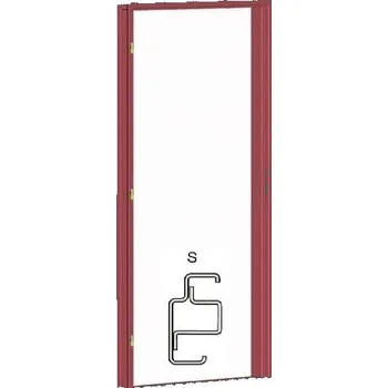 Zárubeň CHADIM Ocelová zárubeň - Sádrokarton typ S 100 š. 600mm Levá požární odolnost EW/EI30