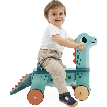Dětské vozidlo Janod Dřevěné odrážedlo pro děti Portosaurus Dino