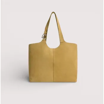 Kabelka COCCINELLE C-EASY SUEDE SEMIŠOVÁ KABELKA SEAGRAS/SEAGRAS LARGE SS26