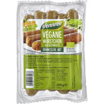 dennree ské klobásky ve franském stylu 200 g bio