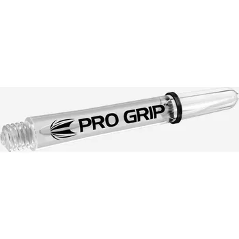 Násadky na šipky TARGET Pro Grip dlouhé 48mm, průhledné, 9 ks