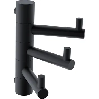 Držák na ručník Černý trojitý otočný háček NIMCO BORMO ČERNÁ BRC 11099-3-90 Nimco