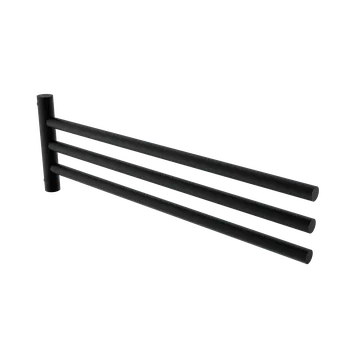 Držák na ručník Černý držák na ručníky otočný, 42 cm NIMCO BORMO ČERNÁ BRC 11096-3-90 Nimco