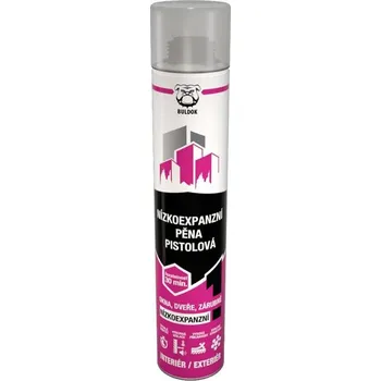 Montážní pěna Nízkoexpanzní pěna pistolová BULDOK 750ml