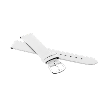 Řemínek na hodinky JVD Unisex bílý kožený řemínek na hodinky R14904/30