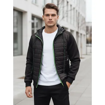 Černá bunda s prošíváním a šňůrkami TX4394 Velikost: XL