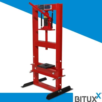 Dílenský lis Hydraulický lis 6 tun dílenský rámový trnový do dílny Bituxx M19523