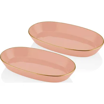 Talíř ASIR Sada servírovacích talířů 29 cm 2 kusy BSC lososová