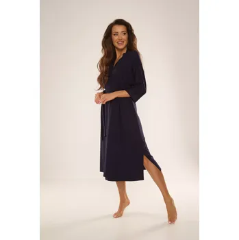 Dámský župan Župan Visa 942 Námořnická modrá - De Lafense M