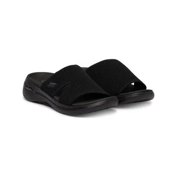 Dámské pantofle Nazouváky Skechers Go Walk Arch Fit 140274/BBK Černá 38