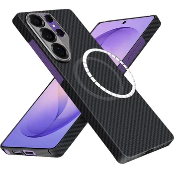 Pouzdro na mobilní telefon Techsuit - Aramid Fiber MagSafe - Samsung Galaxy S26 Ultra - Černá