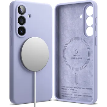 Telefonní příslušenství Ringke - Silicone MagSafe - Samsung Galaxy S26 Plus - Levandulová