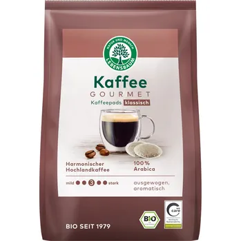 Lebensbaum Gourmet klasik kávové pody 126 g bio