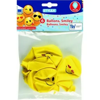 Balónek Balonky 6ks smajlík