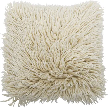 Bloomingville Vlněný polštář Star Nature Wool 45 × 45 cm