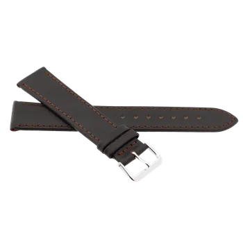 JVD Unisex hnědý kožený řemínek na hodinky R23002/18P