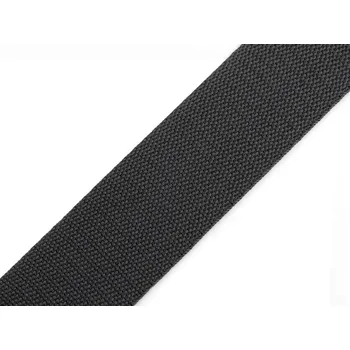 Popruh polypropylenový šíře 50 mm tloušťka 1 mm, střední, 80 šedá tmavá