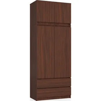 Šatní skříň Šatní skříň s nástavcem 90 cm LOTA - wenge