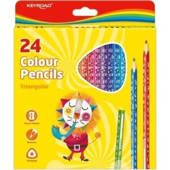 Pastelka Keyroad Pastelky trojhranné 24 ks