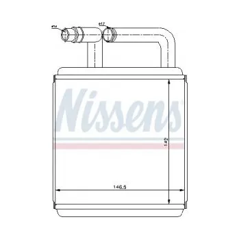 Auto-moto Výměník tepla NISSENS 77618
