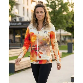 Dámská mikina Dámská mikina na zip premium ALTISPORT VOJ/ALW127MI02 ORANŽOVÁ XXXL