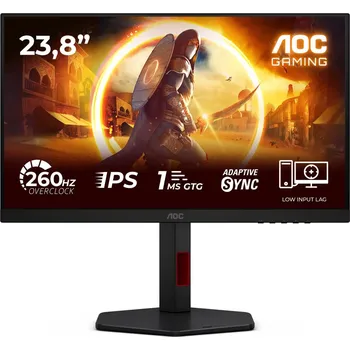 Monitor AOC MT IPS LCD WLED 23,8" 24G4ZR - IPS panel, 1980x1080, 260Hz, HDMI, DP, Pivot