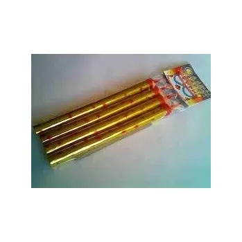 Dortová svíčka Dortisimo Dortová fontána zlatá extra velká 26 cm (4 ks)