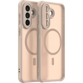 Pouzdro na mobilní telefon Techsuit - HaloFrost II MagSafe - Samsung Galaxy A57 5G - Zlatá