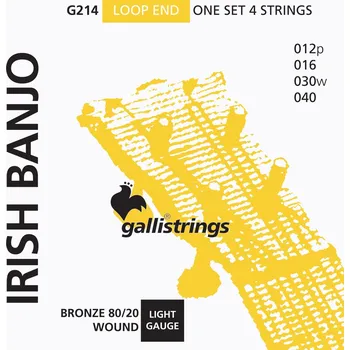 Strunný nástroj Galli G214 Irish Banjo 4-String + prodloužená záruka 3 roky