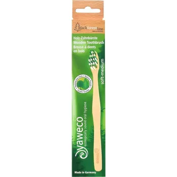 Zubní kartáček Yaweco Dřevěný zubní kartáček Soft / Medium 1 ks eco ECO VEGAN Množství: 1 ks