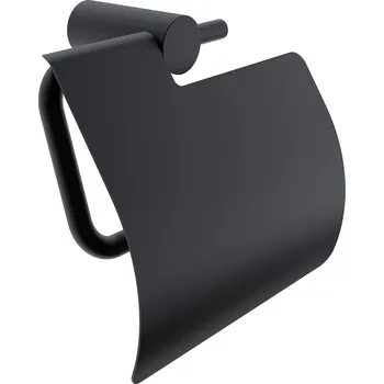 Černý držák na toaletní papír NIMCO BORMO ČERNÁ BRC 11055B-90 Nimco