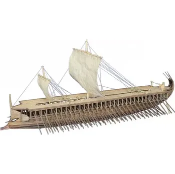 RC model lodě Dušek Řecká triréma 480 př.n.l 1:72 kit