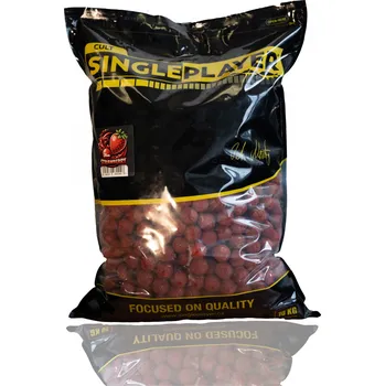 Boilies SINGLEPLAYER Krmné Boilie Strawberry 24mm 10 kg