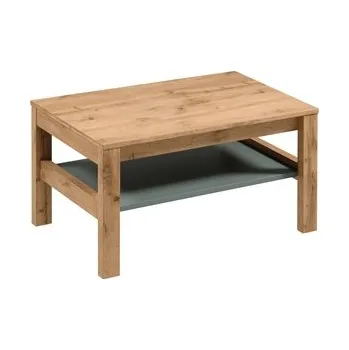 Konferenční stolek INTRIGA ST - KONFERENČNÍ STOLEK ST,lamino DUB WOTAN/ZELENÁ (MG) (INDYGO-S19-ST-ZSM=2BALÍKY) (K150)NOVINKA