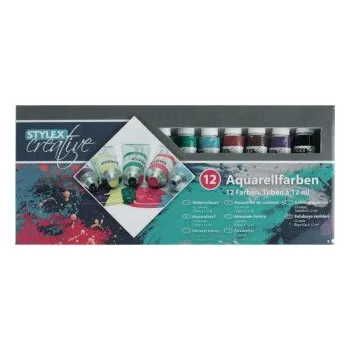 Vodová barva Akvarelové barvy 12ks