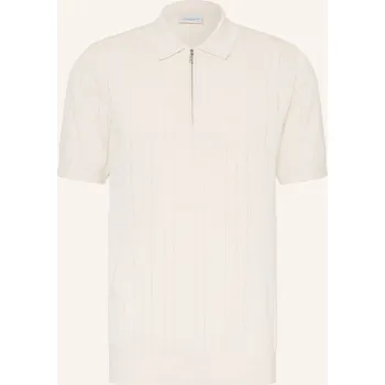 Pánská košile Profuomo Pánské Pletené Polo Tričko, krémová, XXL