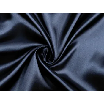 Satén elastický metráž, střední, 5 (45) modrá pařížská