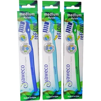 Zubní kartáček Yaweco Zubní kartáček s vyměnitelnou hlavicí Medium 1 ks eco ECO Množství: 1 ks