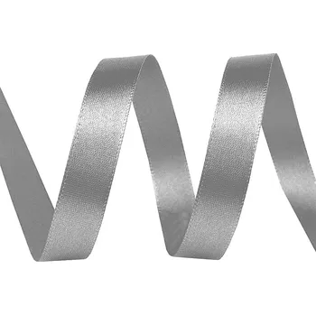 Stuha Atlasová stuha svazky po 5 m šíře 10 mm, malé, 59 šedá