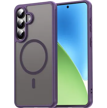 Pouzdro na mobilní telefon Techsuit - HaloFrost II MagSafe - Samsung Galaxy S26 Plus - Fialová