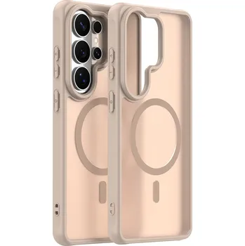 Pouzdro na mobilní telefon Techsuit - HaloFrost II MagSafe - Samsung Galaxy S26 Ultra - Zlatá