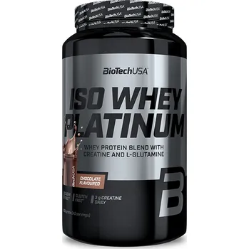 Protein BioTech Iso Whey Platinum 908 g Příchuť: čokoláda