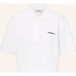 Carhartt Wip Dámská Piqué Polokošile, bílá / černá, 34