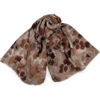 Deštník Šátek / šála / pléd ginkgo 90x175 cm béžová 1 ks