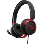 HyperX Cloud Mini sluchátka s mikrofonem, kabelová, minijack 3,5mm, černá-červená