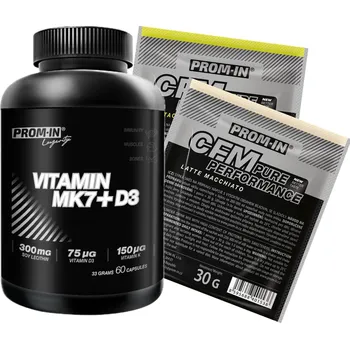 Fitness strava AKCE Prom-In Vitamin MK7 + D3 60 cps + ZDARMA 2x vzorek