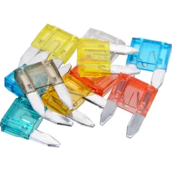 Autopojistky Pojistky automobilové, nožové, mini 10ks COMPASS