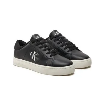 Oblečení a móda Sneakersy Calvin Klein Jeans Classic Cupsole Lowlaceup Lth Wn YW0YW01444 Černá 37