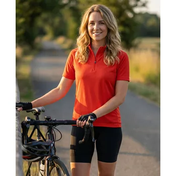 Dámské tričko Dámský cyklo dres ALTISPORT NoPrint NP/ALW115NJ BRIGHT ORANGE XL
